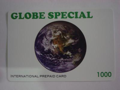 globe special card