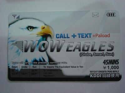 wow eagle card (talk&text card+pasaload)