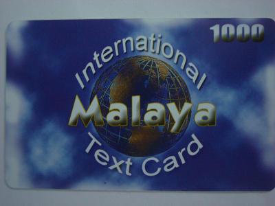 malaya international txt card